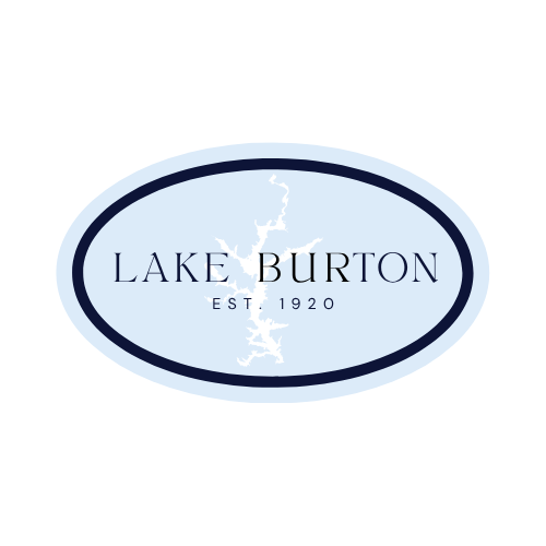 Lake Burton Est. 1920 oval sticker