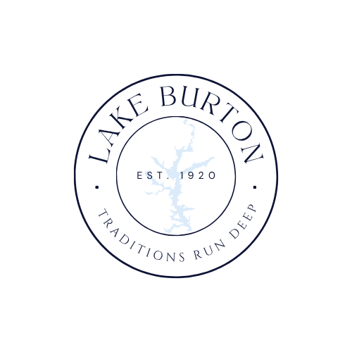 Lake Burton Round Sticker