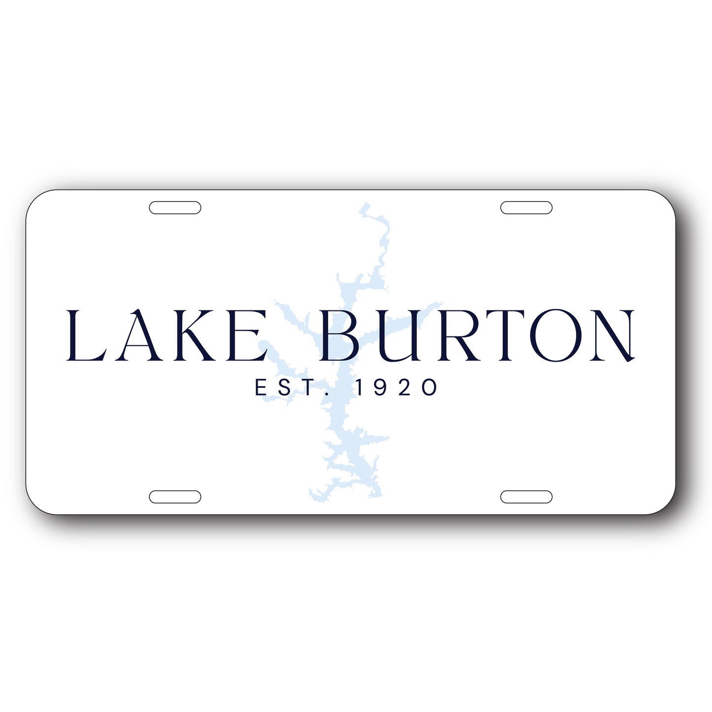 The Burton License Plate
